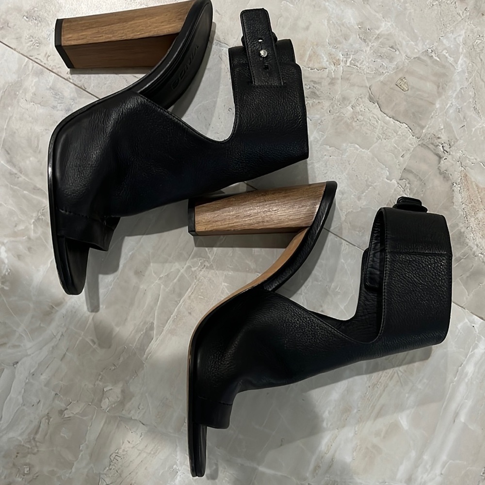 Vince ankle strap booties!